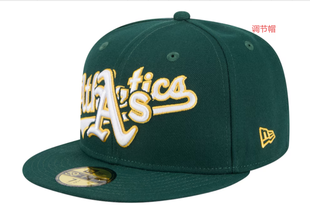 2025 MLB Oakland Athletics green hat YS->mlb hats->Sports Caps